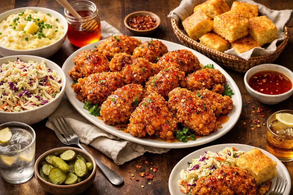 Baked Crunchy Hot Honey Chicken Final Recipe