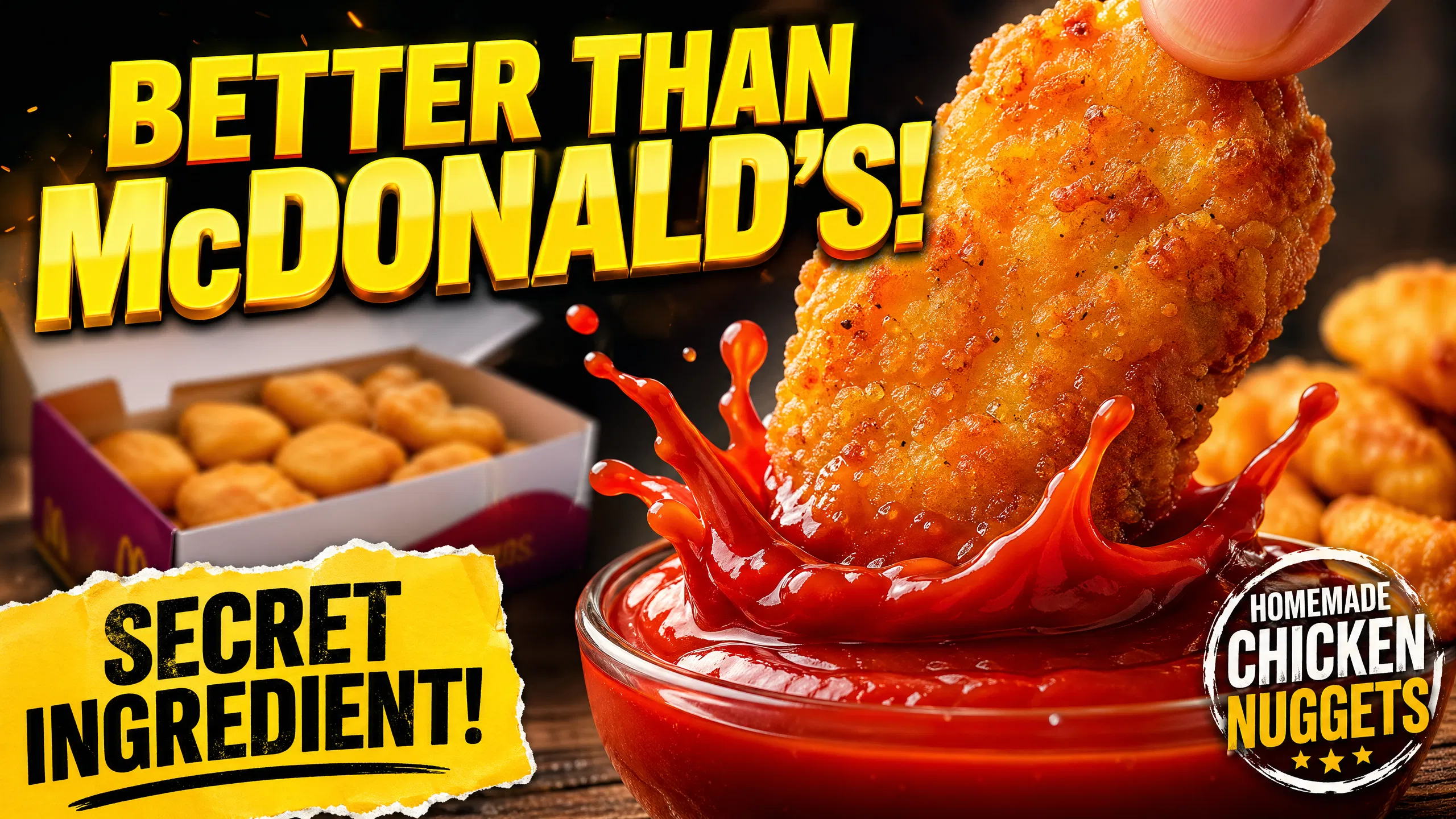 Better Than McDonald's! Homemade Chicken Nuggets