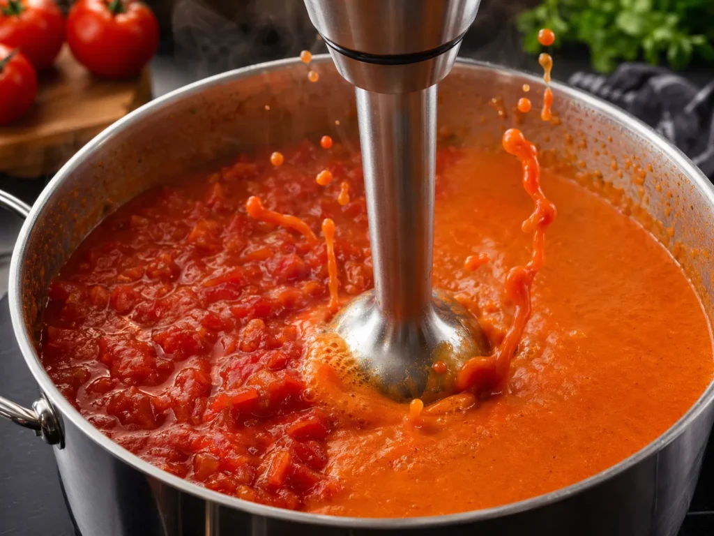 Blending Tomato Soup