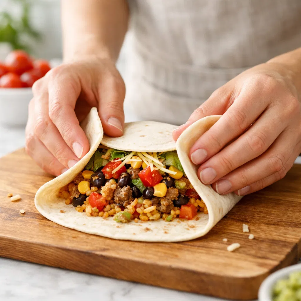 Burritos Recipes Proffesional Fold