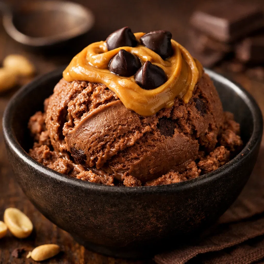 Chocolate Peanut Butter Protein Ice Cream