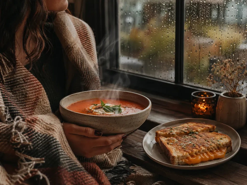Cozy Lifestyle with Tomato Soup