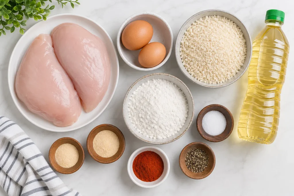 Homemade Chicken Nuggets Ingredients