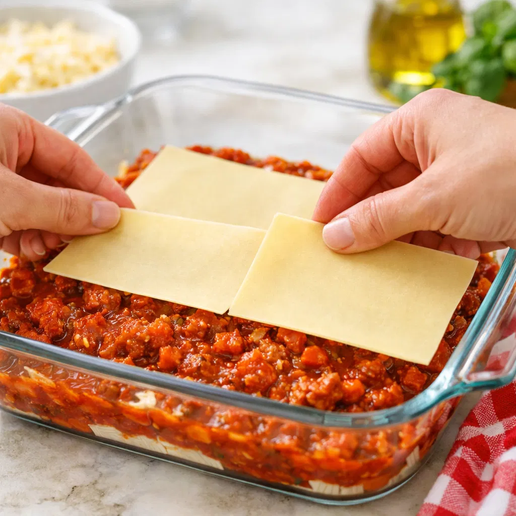 Layering Lasagna Recipe