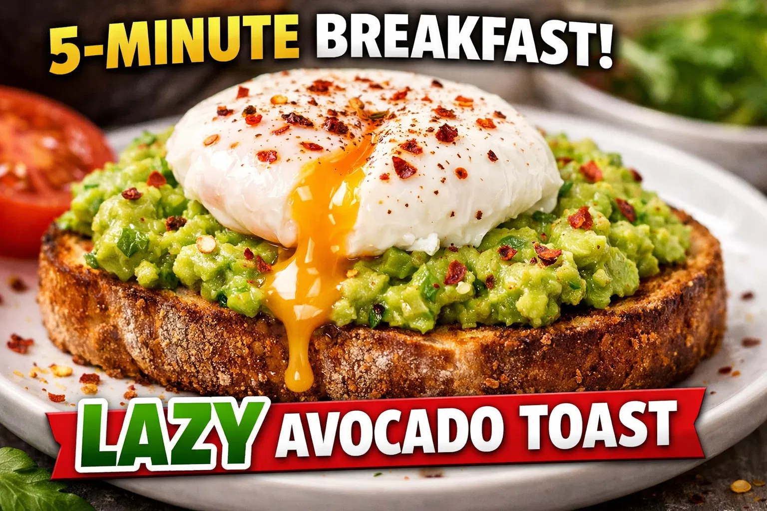 Lazy Avocado Toast Recipe