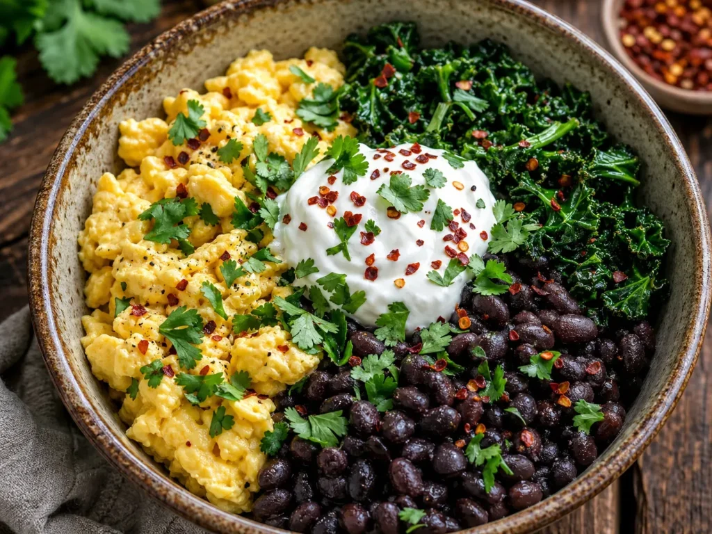 Savory High Protein Breakfast Bowl