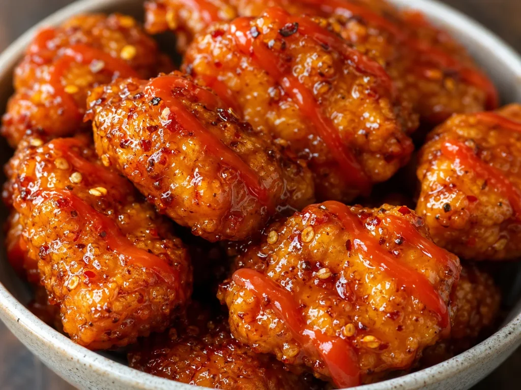 Serving Chicken Nuggets