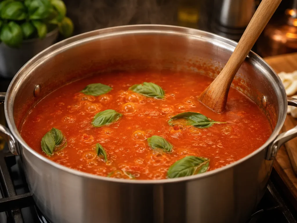 Simmering Tomato Soup
