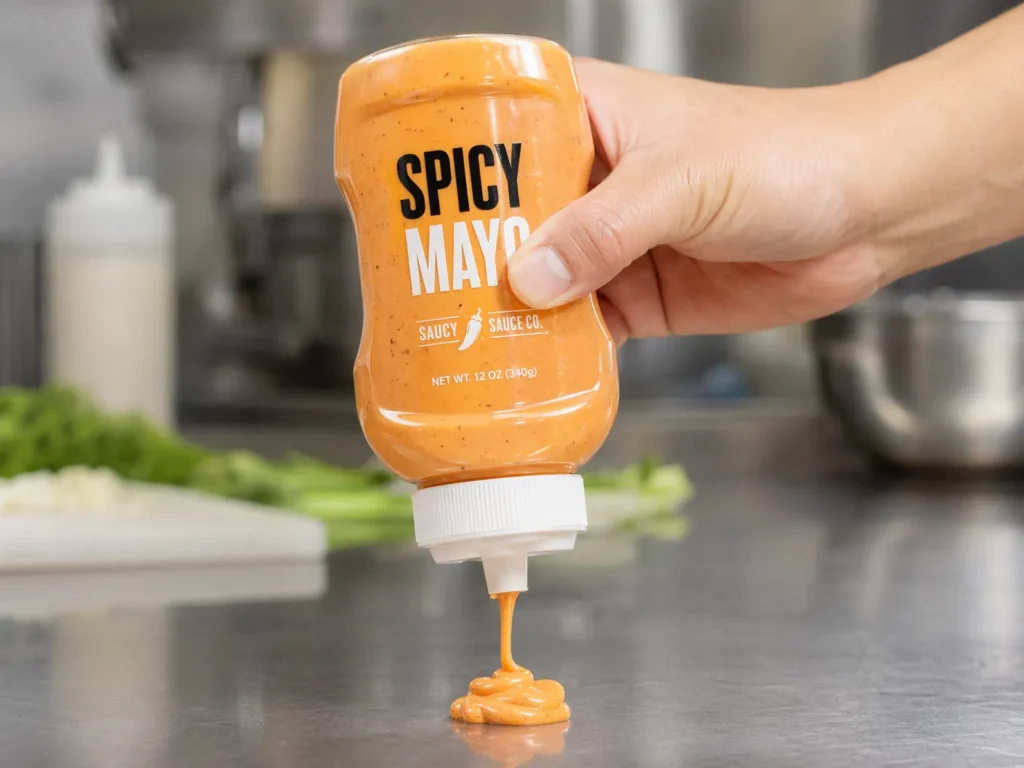 Spicy Mayo Sauce  Recipe in Squeeze Bottle