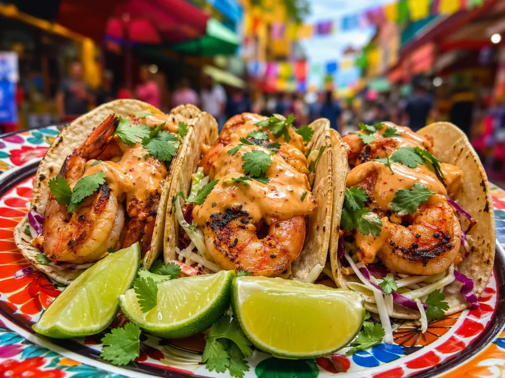 Spicy Mayo Sauce on Tacos