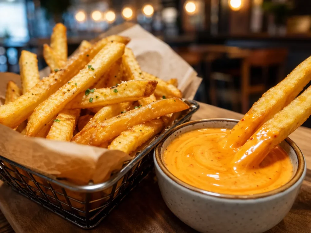 Spicy Mayo Sauce with Fries