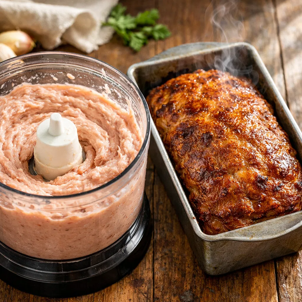 doner meat loaf prep