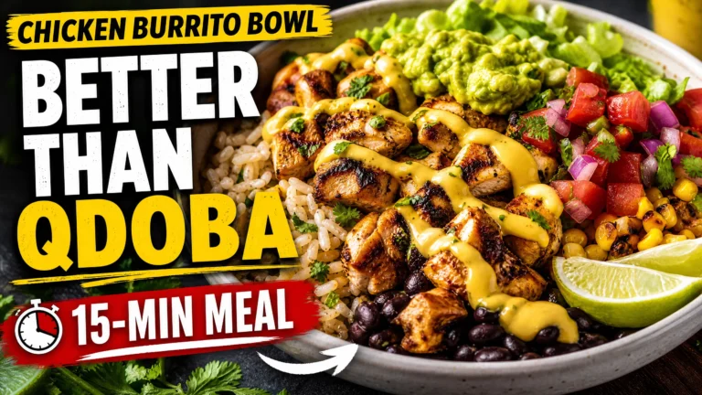Qdoba Chicken Burrito Bowl