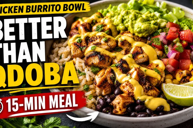 Qdoba Chicken Burrito Bowl