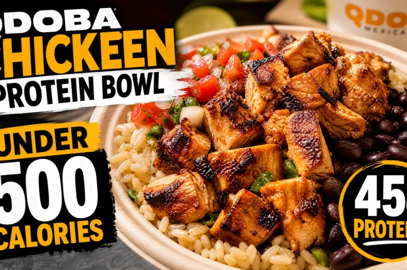 Qdoba Chicken Protein Bowl