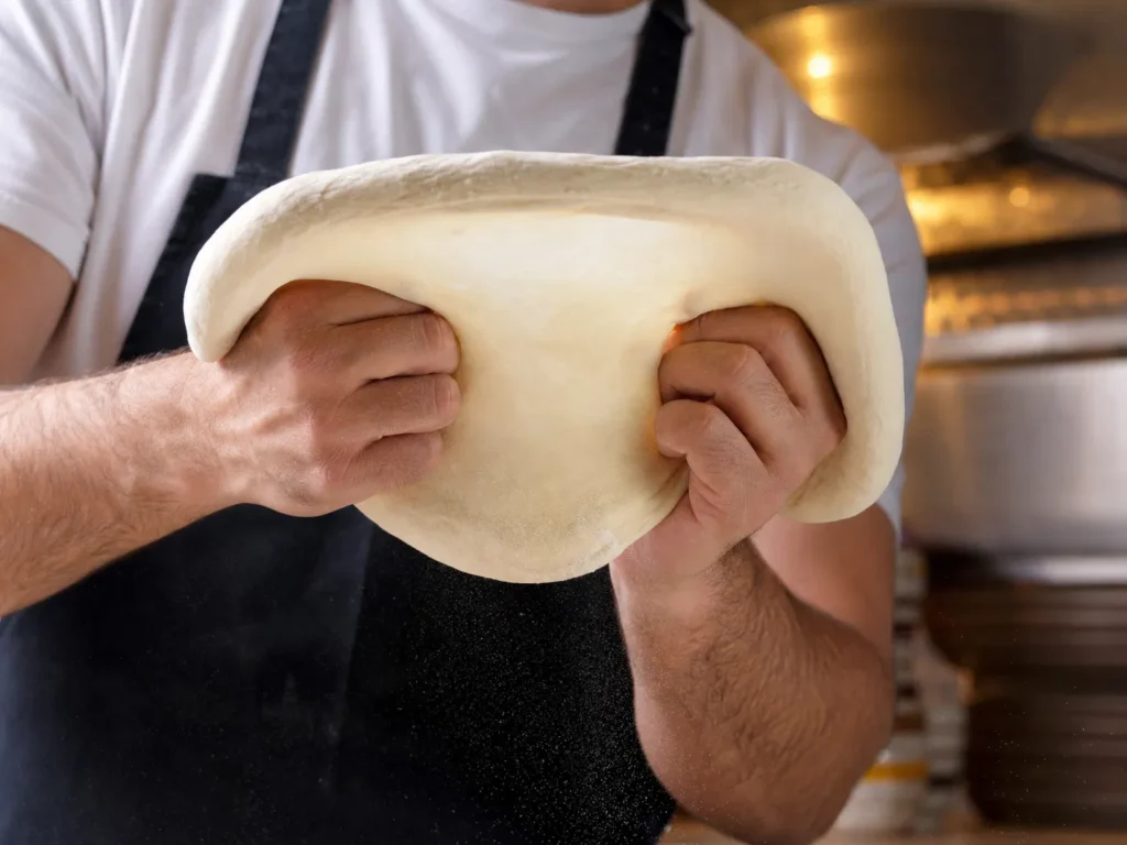 Stretching Pizza Dough